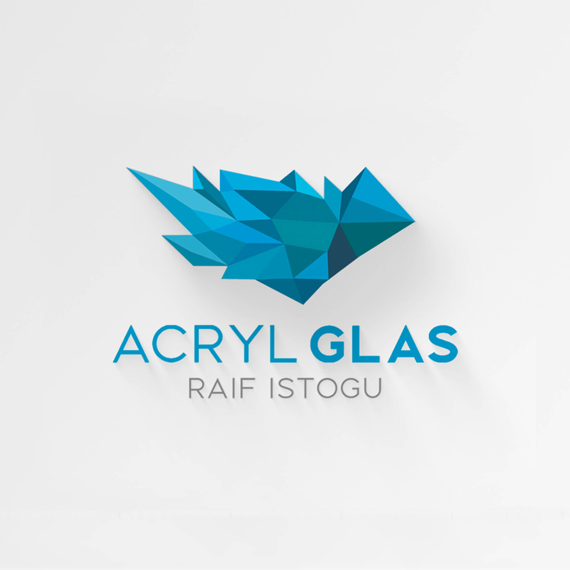 Acryl Glas brand identity and logo
